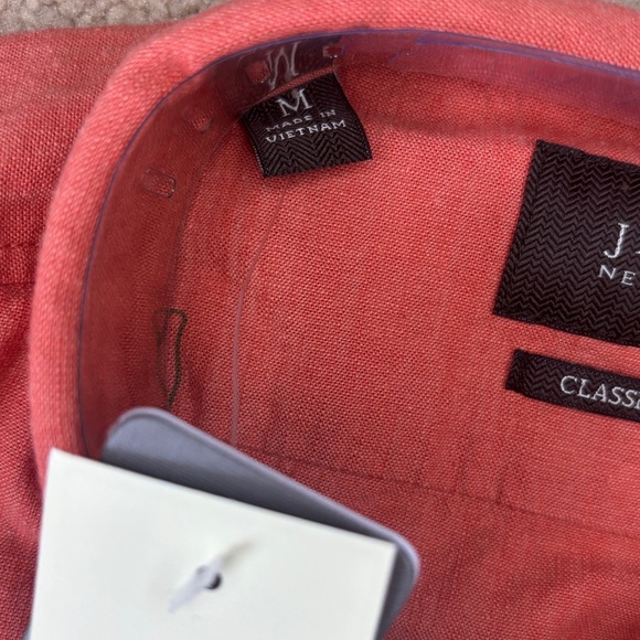 JACHS Red Short Sleeve Button Down Shirt | Medium | NWT - Picture 6 of 8